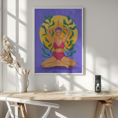 Meditation - Poster / Art Print - interiör