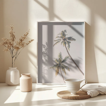 Tropical Palms - Poster / Art Print - interiör
