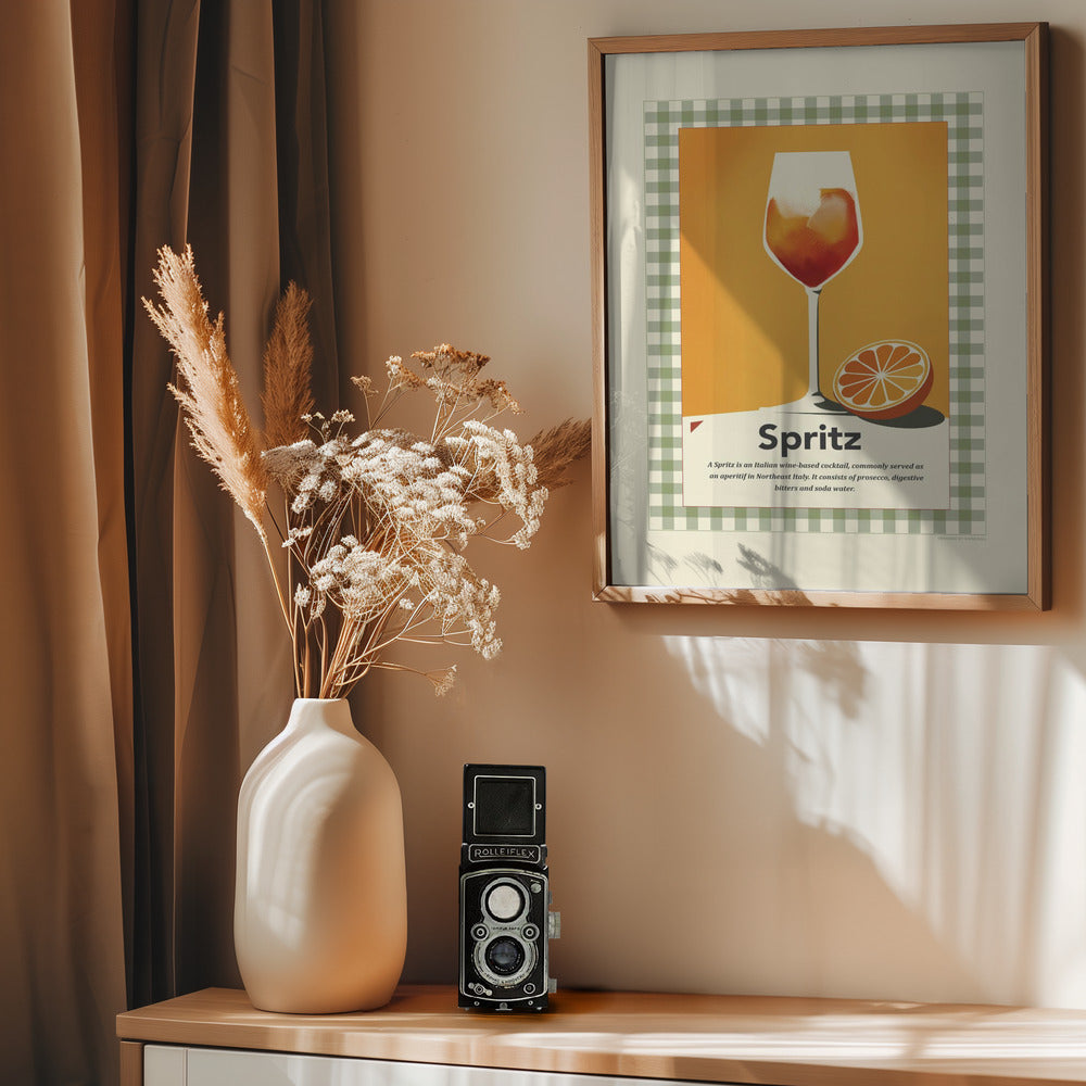 Spritz retro print - Poster / Art Print - interiör