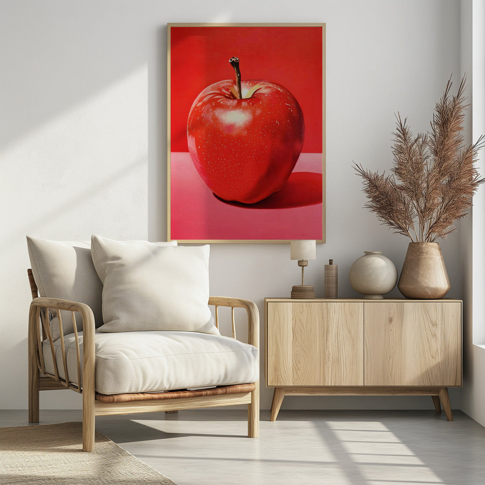 Red Apple - Poster / Art Print - interiör