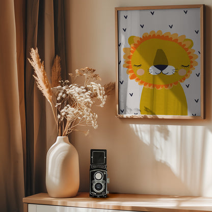 Little Lion - Poster / Art Print - interiör