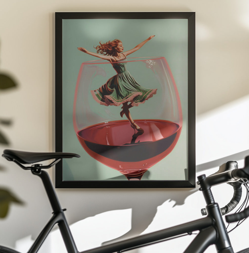 Wine Dance - Poster / Art Print - interiör