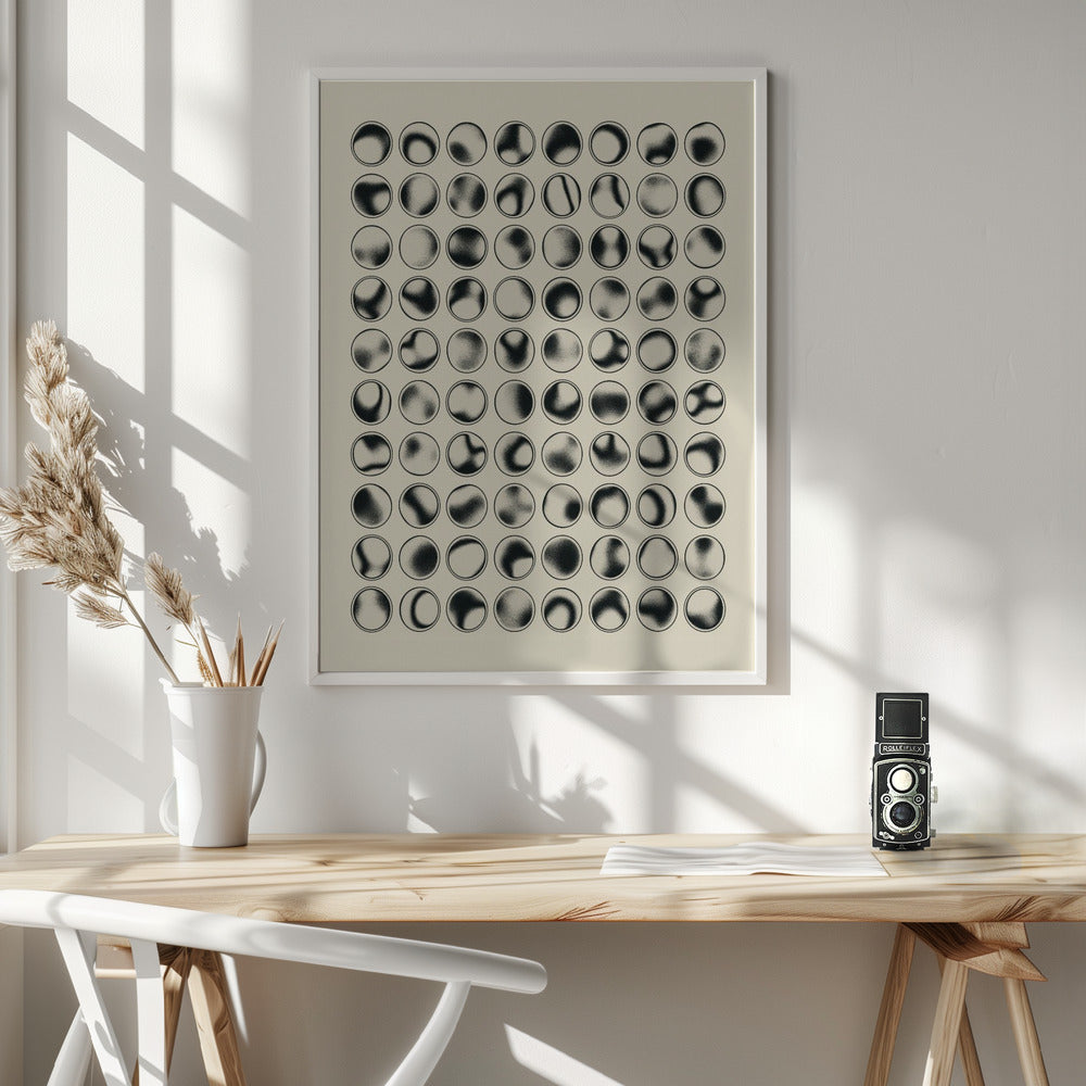Color Burn 4 - Poster / Art Print - interiör