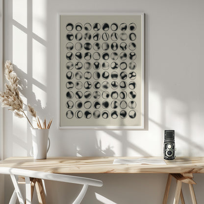 Color Burn 4 - Poster / Art Print - interiör