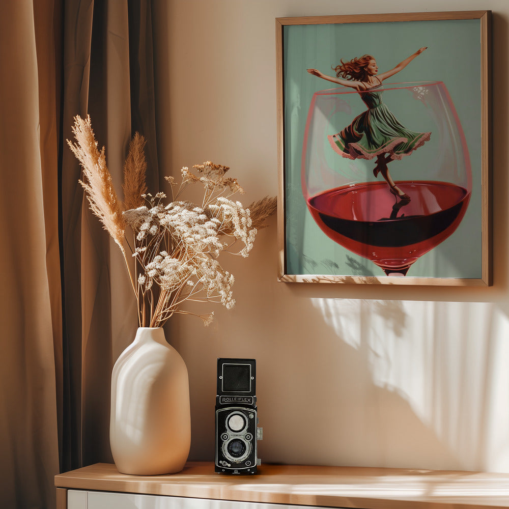 Wine Dance - Poster / Art Print - interiör