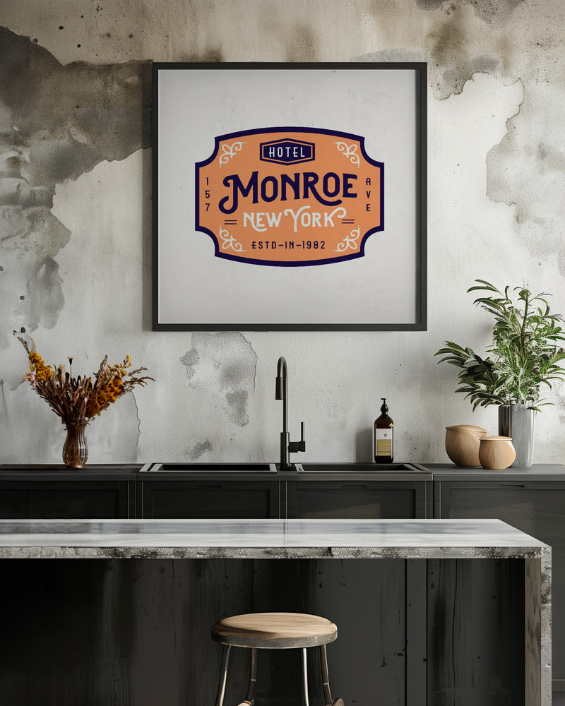 Monroe Hotel New York - Poster / Art Print - interiör