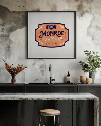 Monroe Hotel New York - Poster / Art Print - interiör