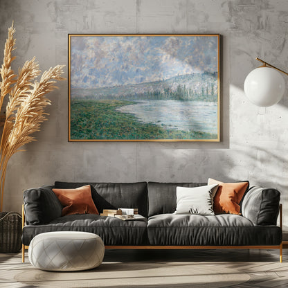 The Seine At Vétheuil (1880) - Poster / Art Print - interiör