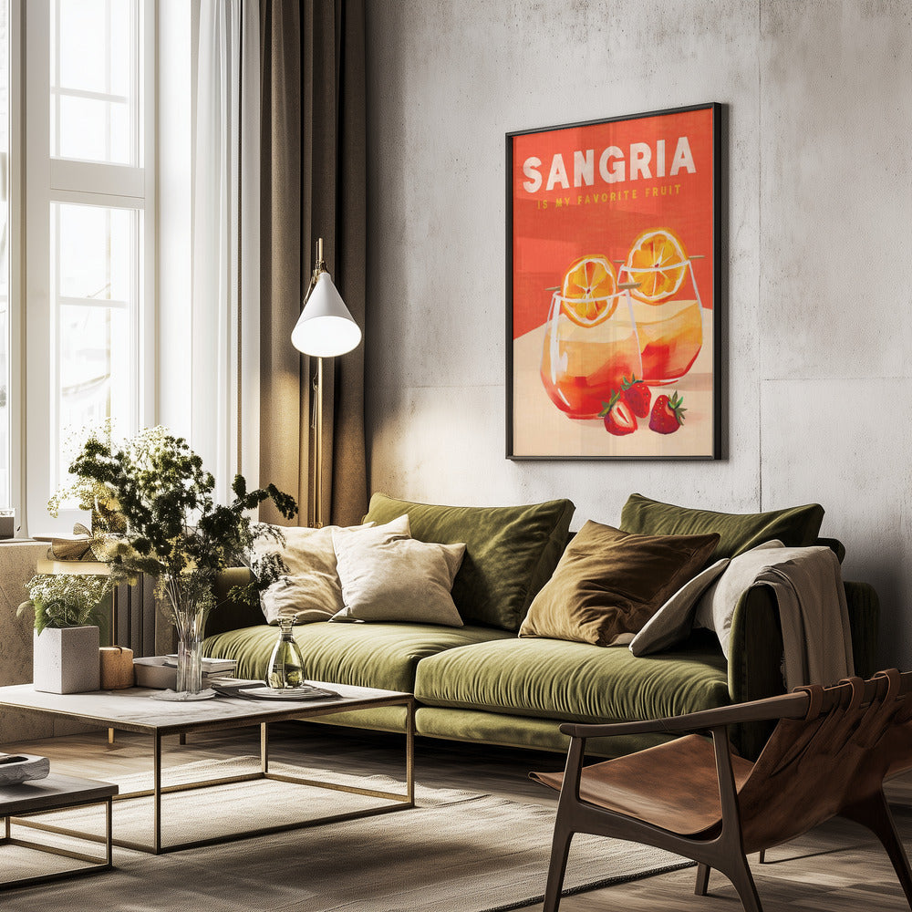 Sangria - Poster / Art Print - interiör