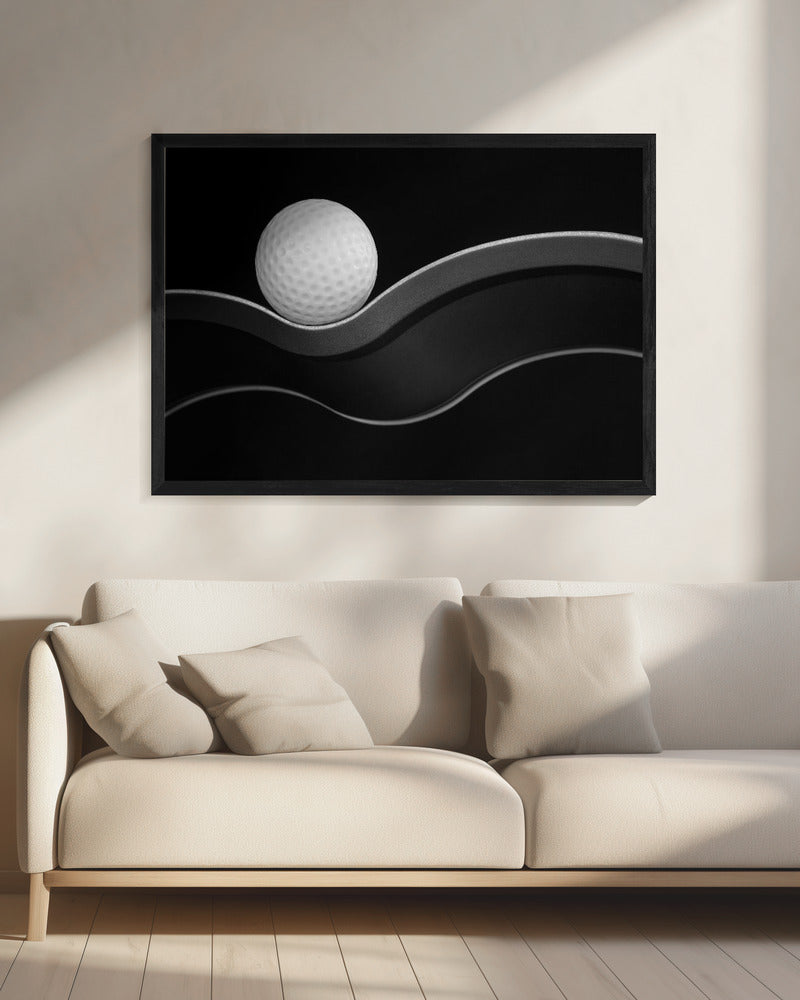 Craters and Curves - Poster / Art Print - interiör