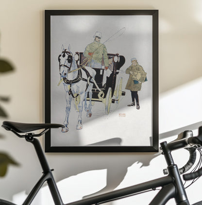 Vintage Carriage (1893) - Poster / Art Print - interiör
