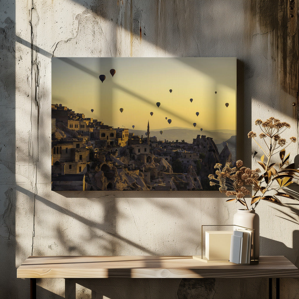 Sunrise over Cappadocia - Poster / Art Print - interiör