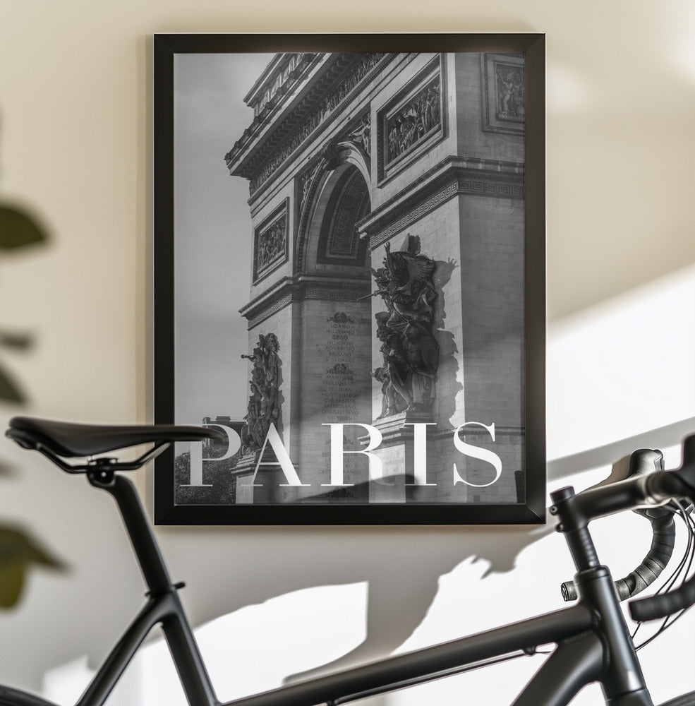 Paris Text 6 - Poster / Art Print - interiör