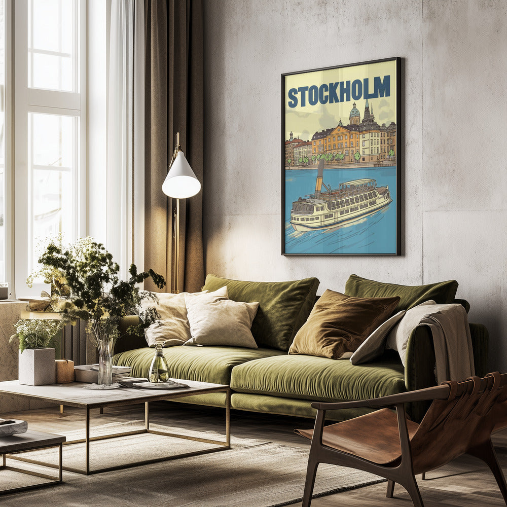 Stockholm - Poster / Art Print - interiör