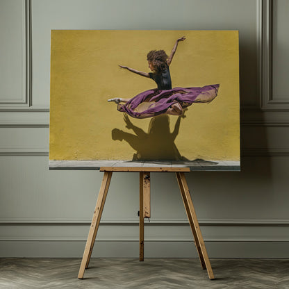 Brenda jumping - Poster / Art Print - interiör