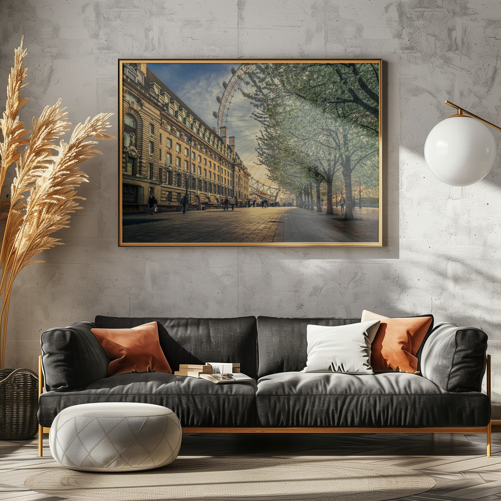 Last Daylights at the London Eye - Poster / Art Print - interiör