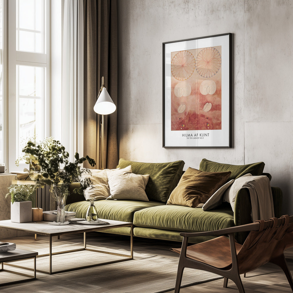 The Ten Largest No.9 Poster - Poster / Art Print - interiör