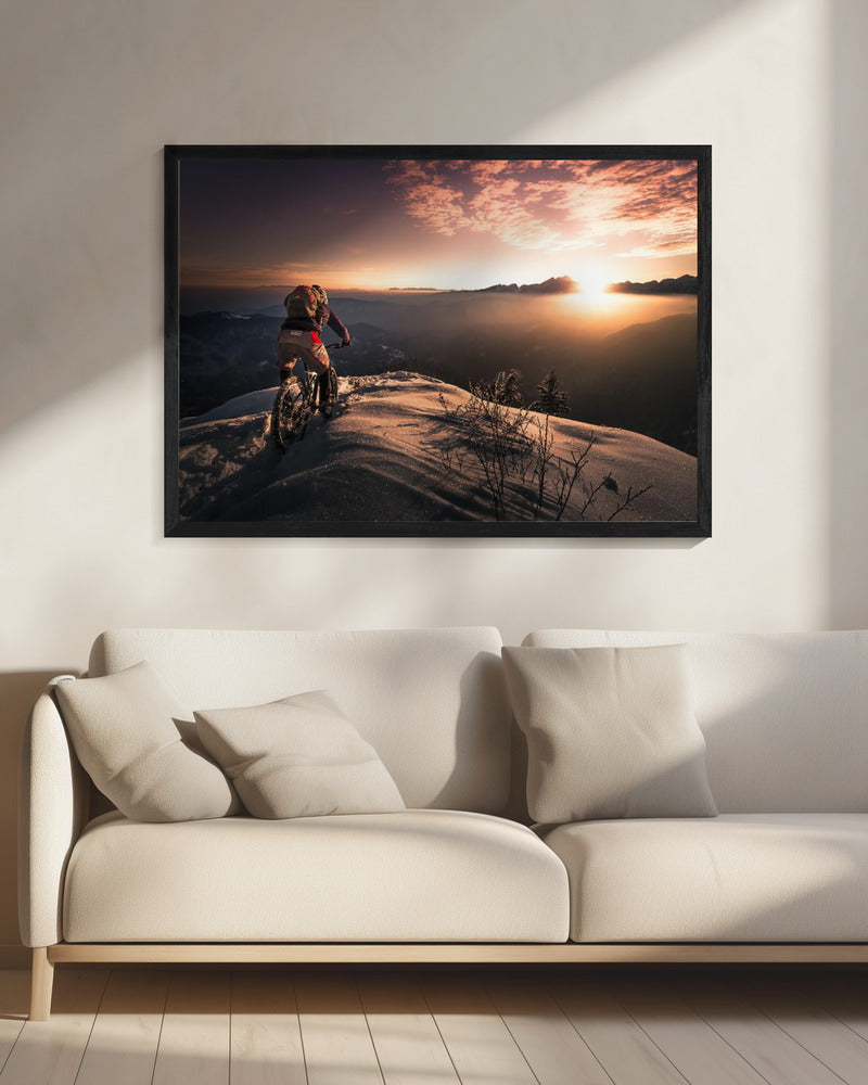 Winter shredding - Poster / Art Print - interiör