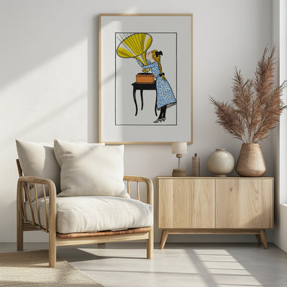 O, Caruso! - Poster / Art Print - interiör