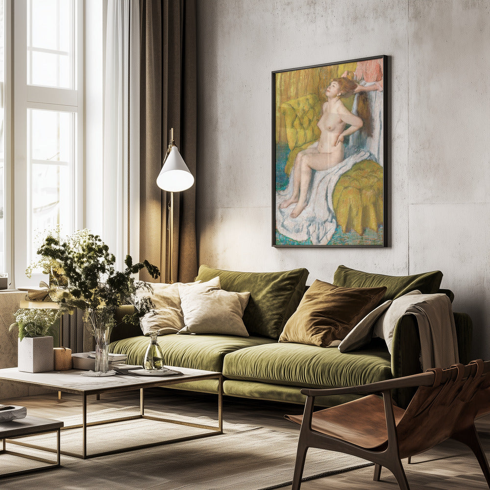 Nude Lady With Breast Showing - Poster / Art Print - interiör