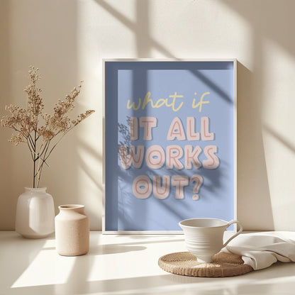 What If - Poster / Art Print - interiör