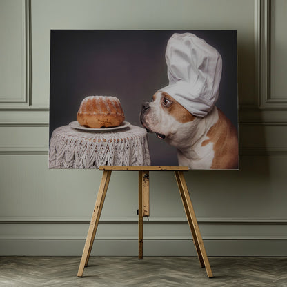 The Confectioner and his masterpiece - Poster / Art Print - interiör