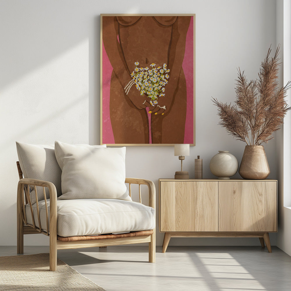 Wearing Floweers - Poster / Art Print - interiör