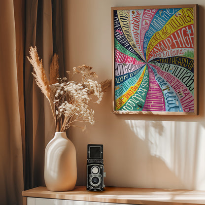 Over the Rainbow - Poster / Art Print - interiör