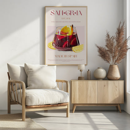 Sangria print - Poster / Art Print - interiör
