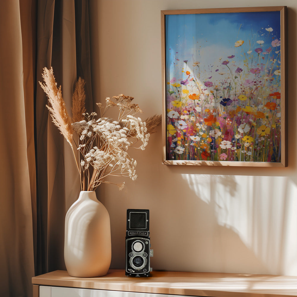 Wildflower Meadow - Poster / Art Print - interiör