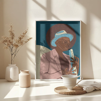 MUSICIAN GUY XIII - Poster / Art Print - interiör