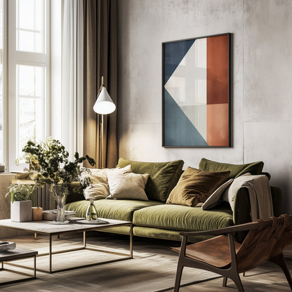 Perfect Geometric Shapes No 2 - Poster / Art Print - interiör