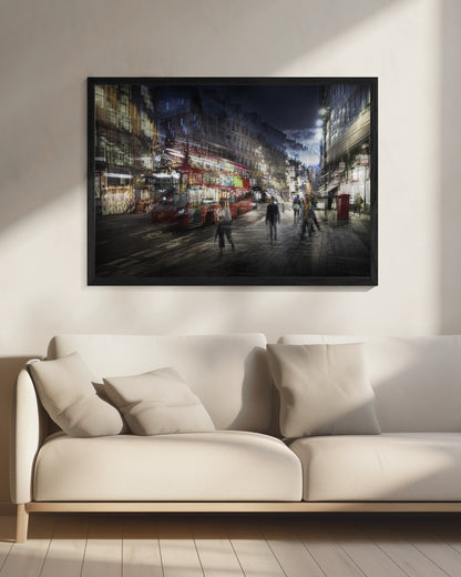 On the streets of London - Poster / Art Print - interiör