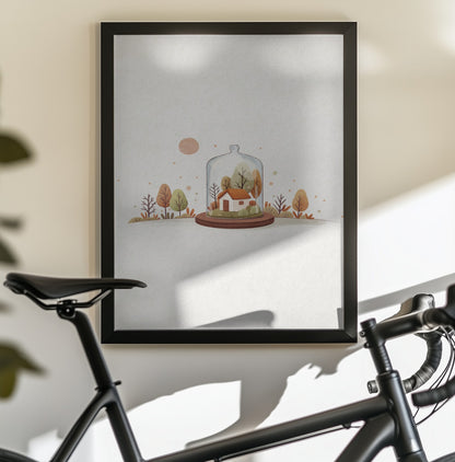 Autumn Tree - Poster / Art Print - interiör