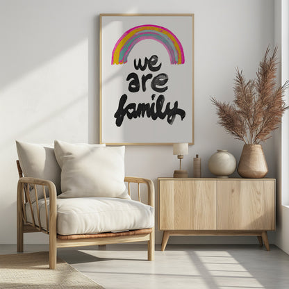 We Are Family - Poster / Art Print - interiör