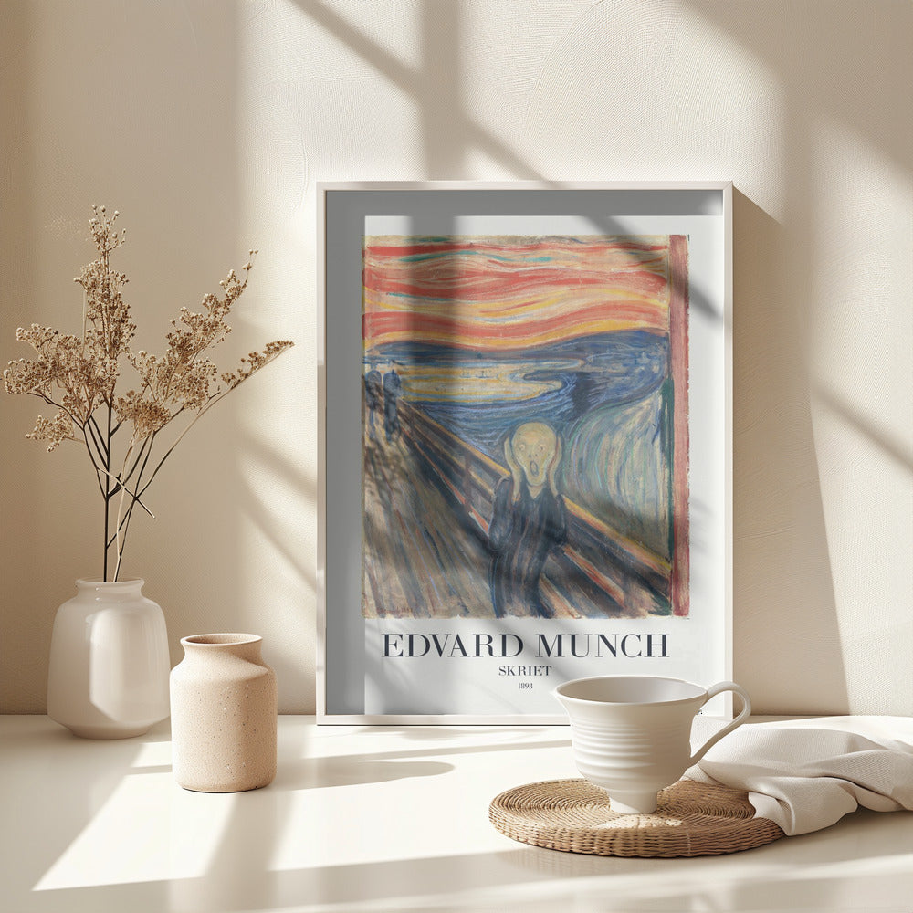 Skriet (The Scream) - Poster / Art Print - interiör