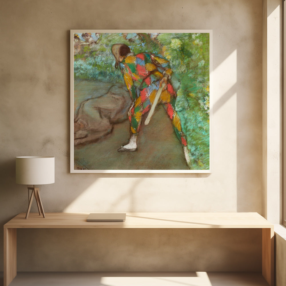 Harlequin No.3 - Poster / Art Print - interiör