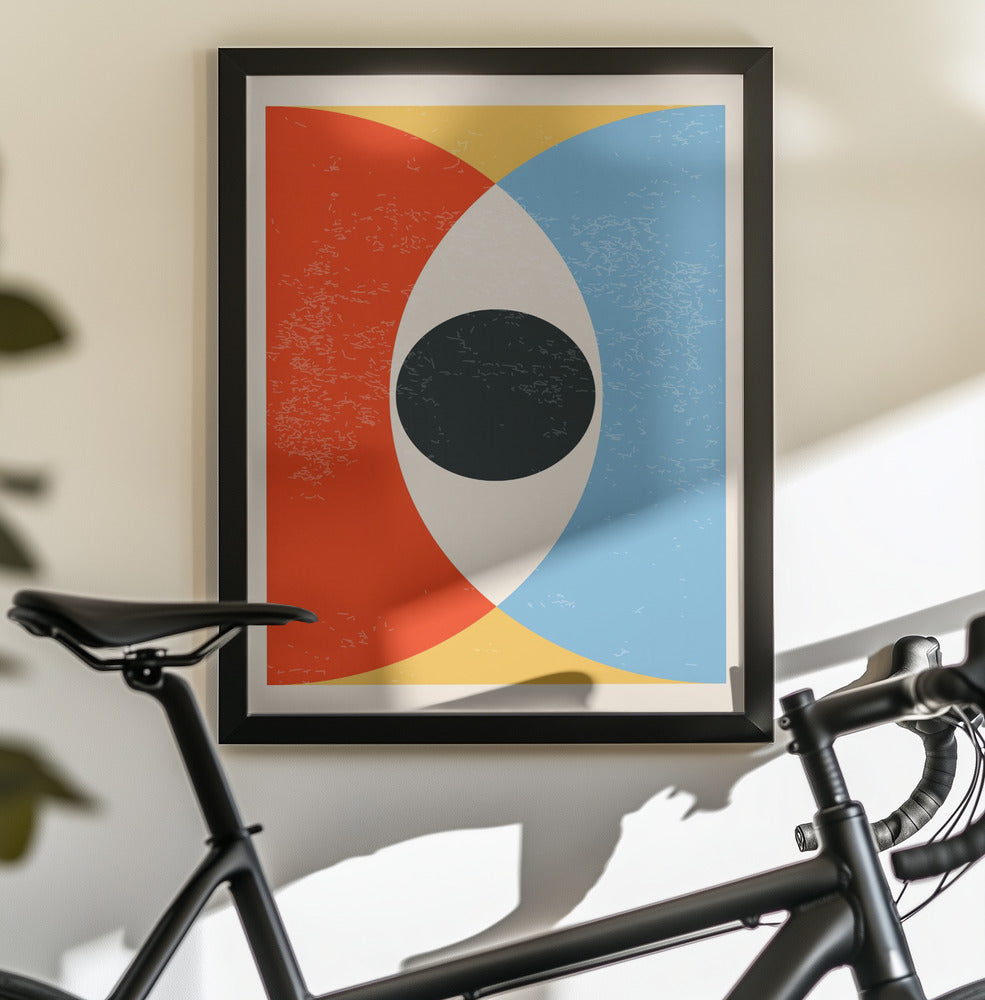 Minimal Abstract Shapes Series #23 - Poster / Art Print - interiör