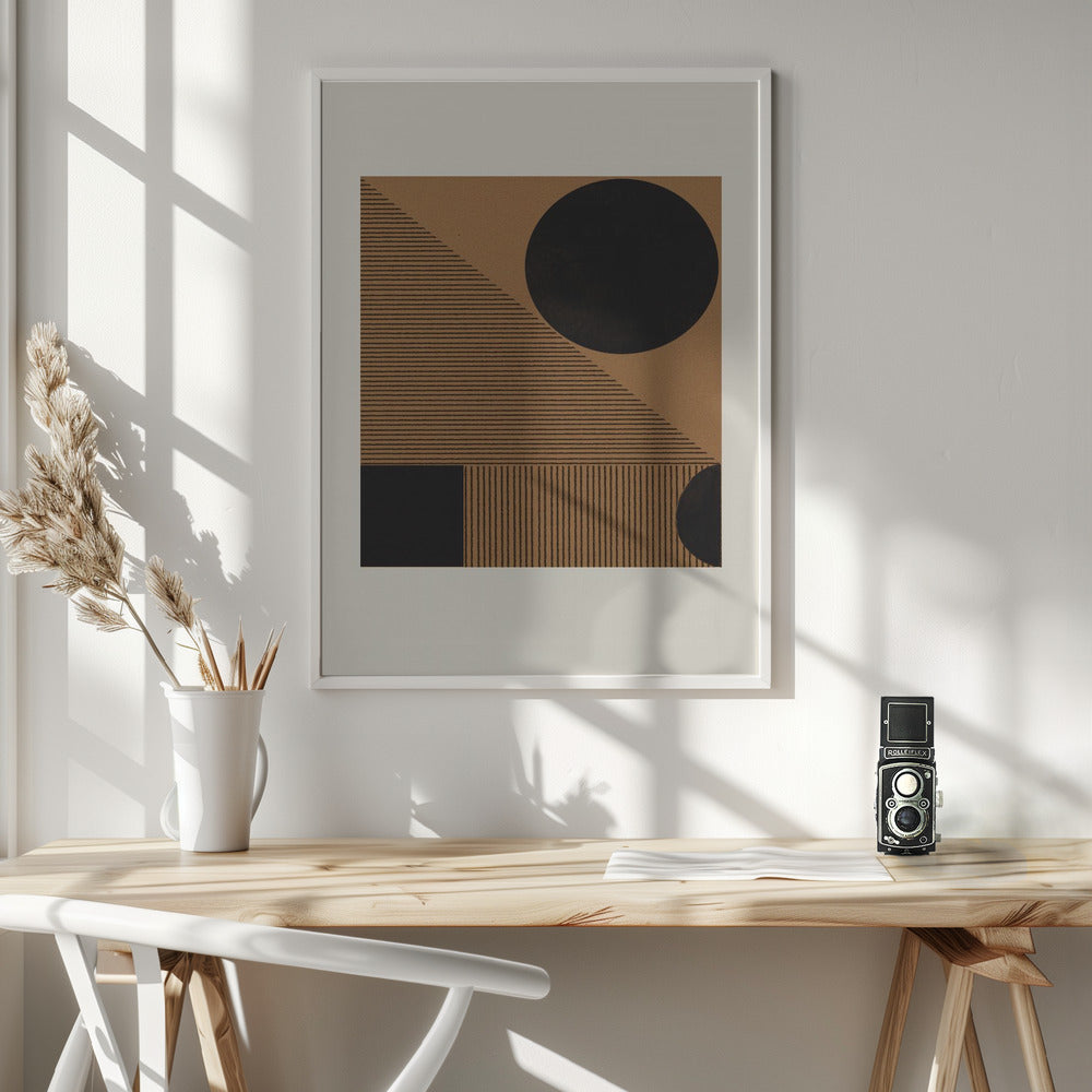 Composition X - Poster / Art Print - interiör