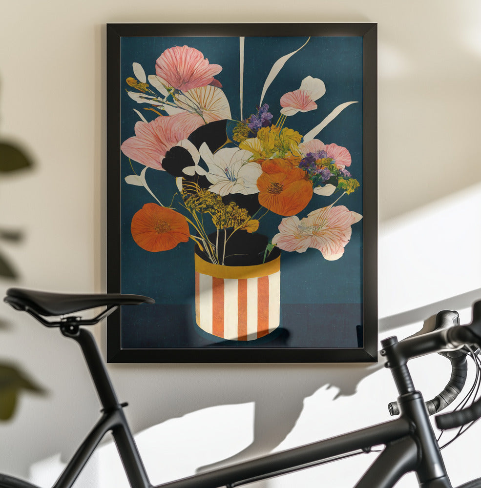 Flowers At Night - Poster / Art Print - interiör