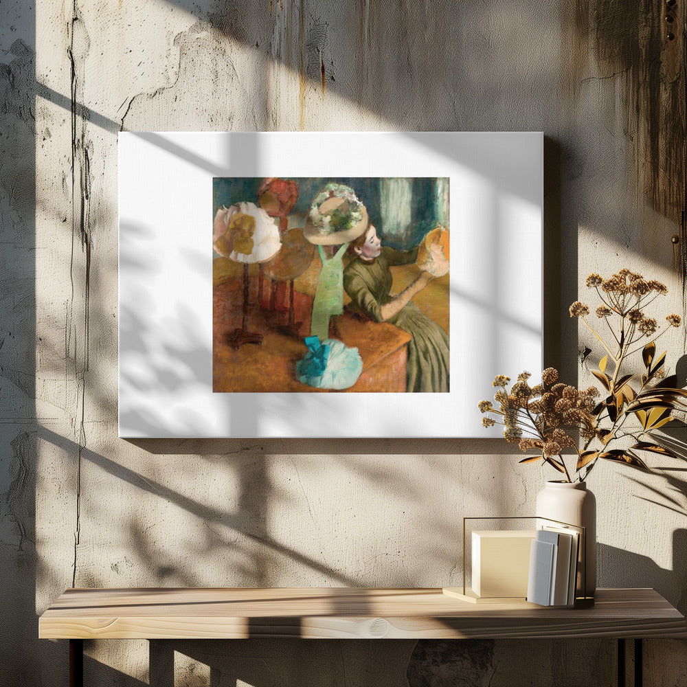 The Millinery Shop - Poster / Art Print - interiör