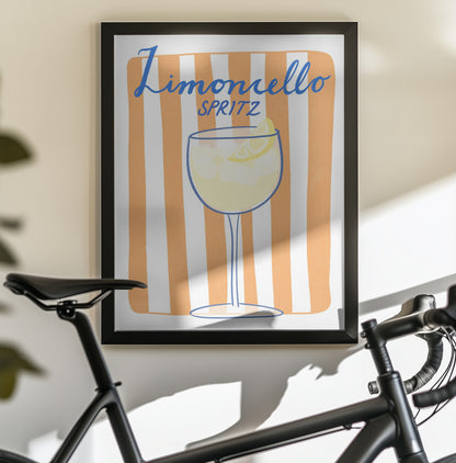 Limoncello Spritz - Poster / Art Print - interiör