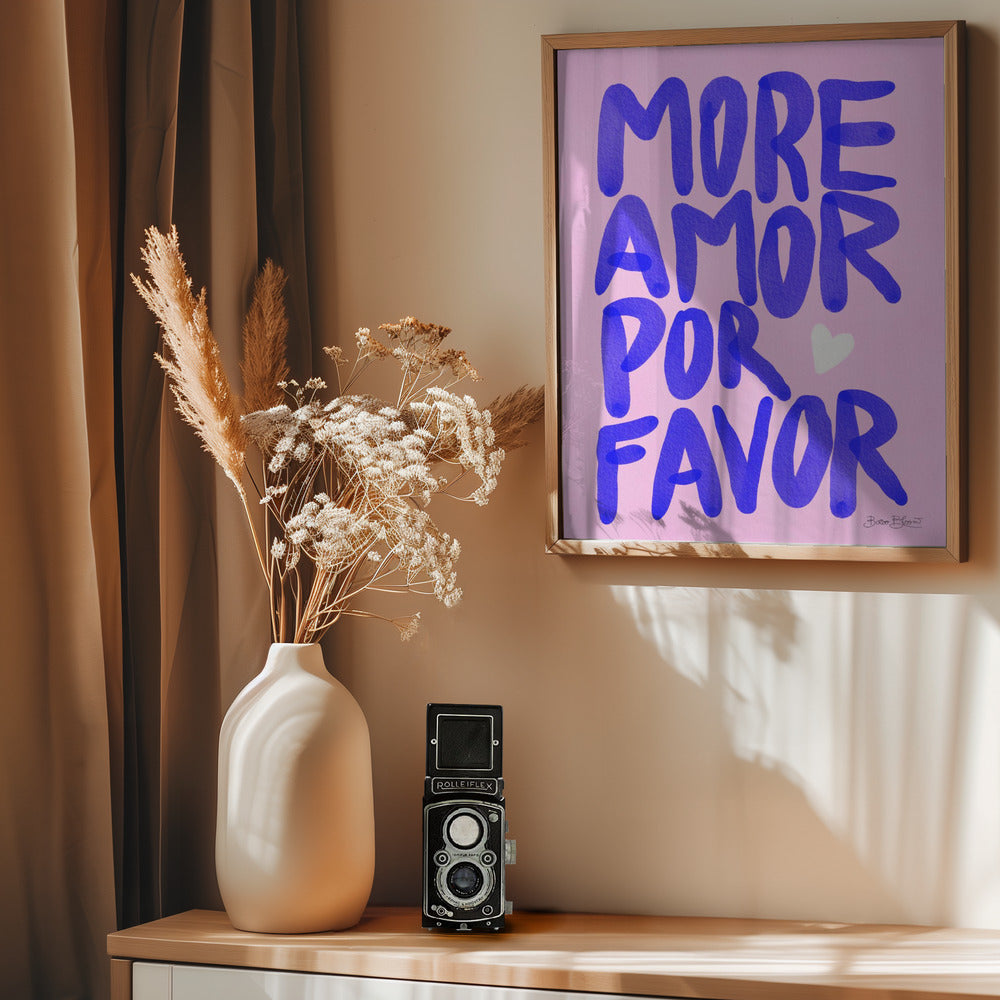 More Amor Por Favor - Poster / Art Print - interiör
