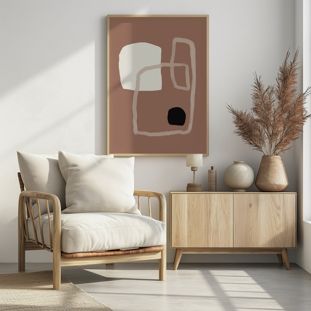 Feel Something - Poster / Art Print - interiör
