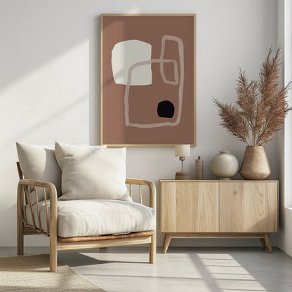 Feel Something - Poster / Art Print - interiör