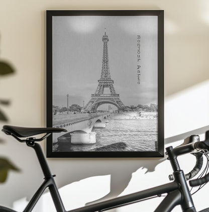 Bonjour Paris - Poster / Art Print - interiör
