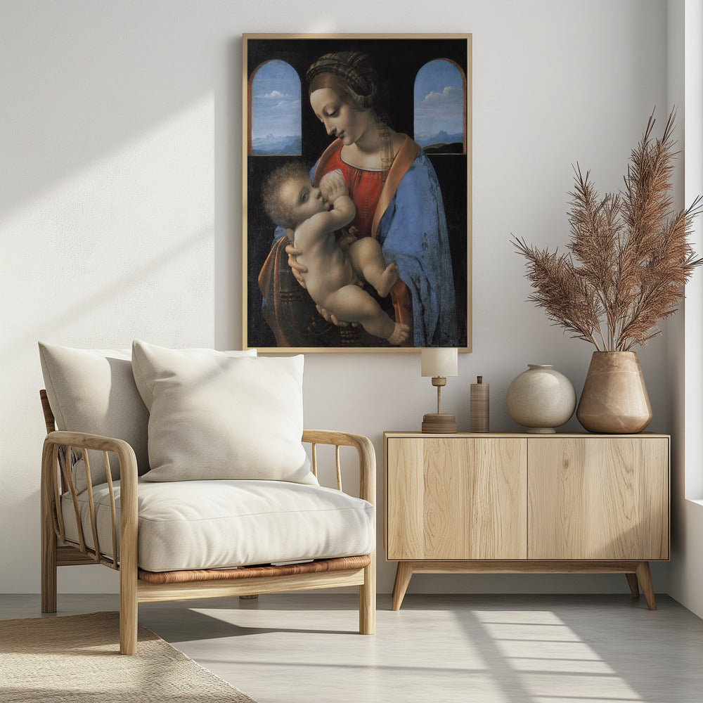 Madonna Litta - Poster / Art Print - interiör