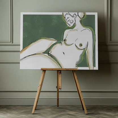 Sensuality (Green Version) - Poster / Art Print - interiör