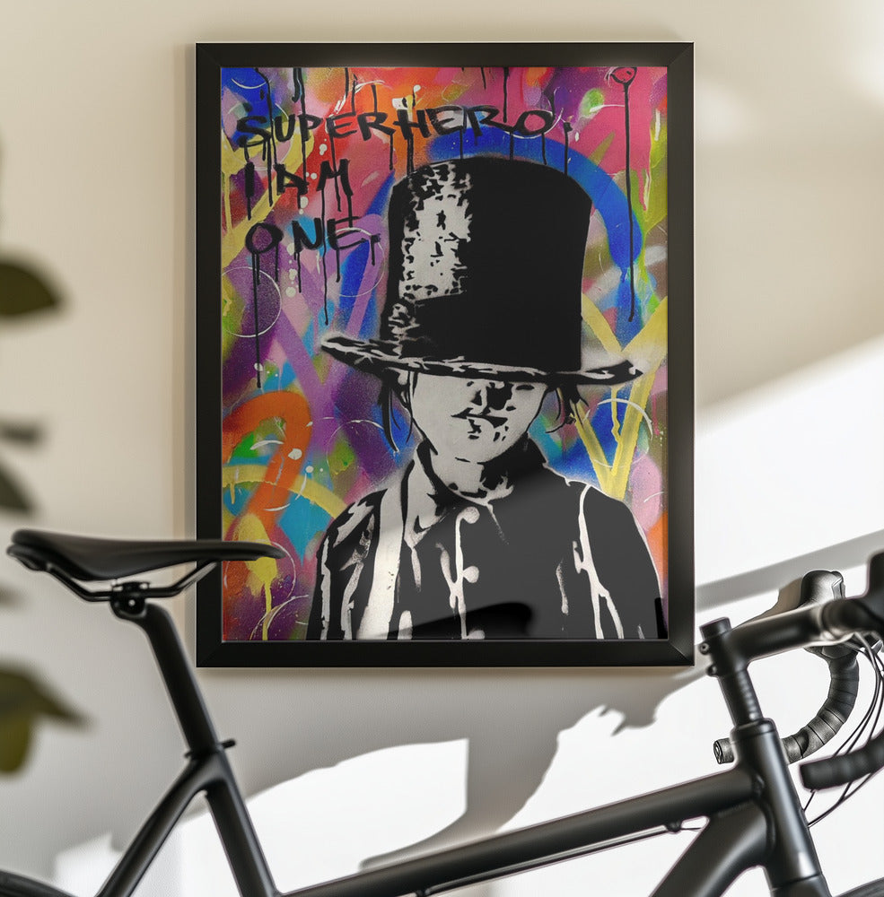 Superhero - Poster / Art Print - interiör