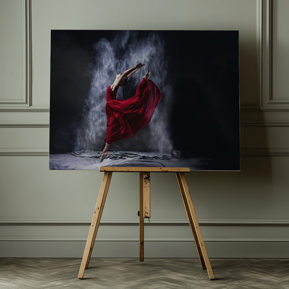 Red Dancing - Poster / Art Print - interiör
